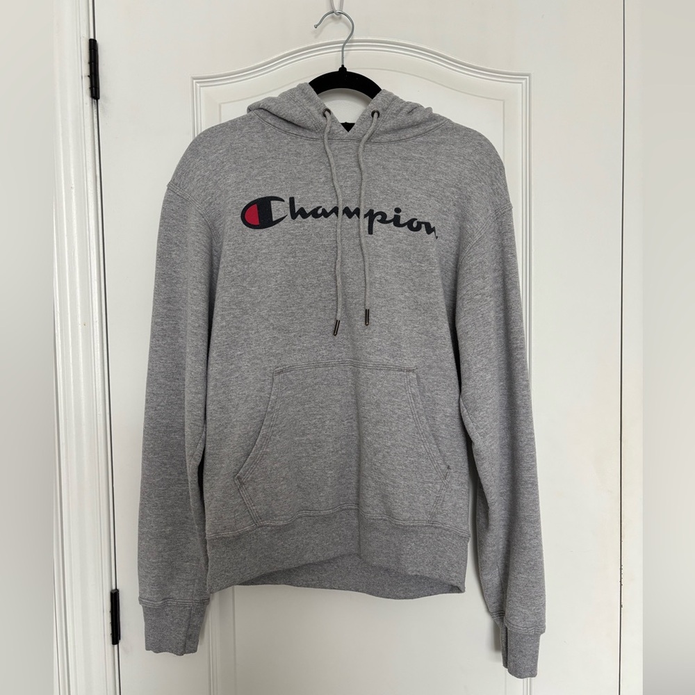 Champion Heather Gray Athletic Hoodie